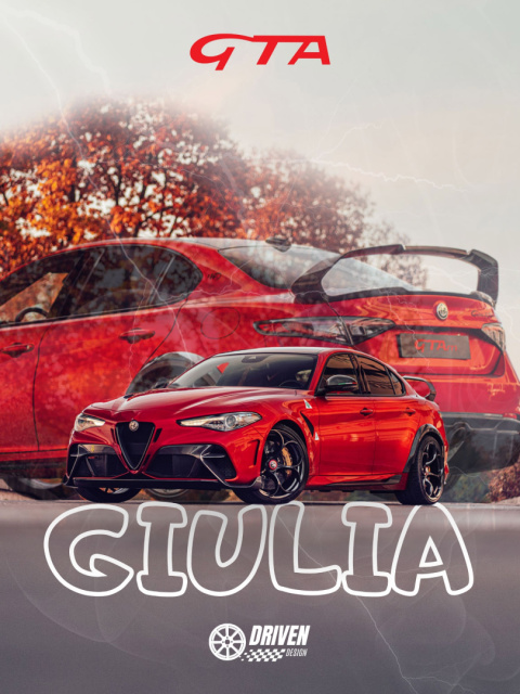 Alfa Romeo Giulia GTA Plakat w Ramce Alfa Romeo Giulia GTA Plakat w Ramce