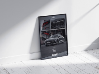 Audi Rs3 Plakat w Ramce