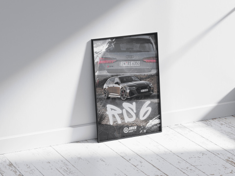 Audi Rs6 Plakat w Ramce