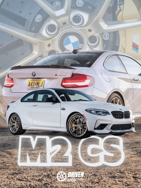 BMW M2 CS 2020 Plakat w Ramce