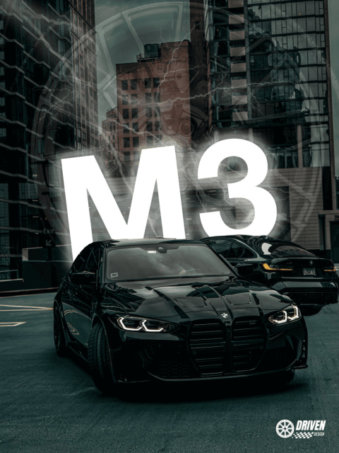 BMW M3 G80 Plakat w Ramce