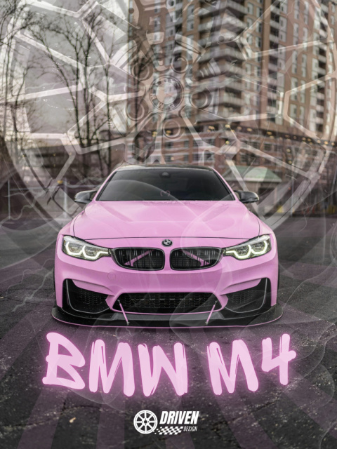 BMW M4 Plakat w Ramce