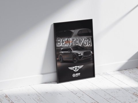 Bentley Bentayga Plakat w Ramce