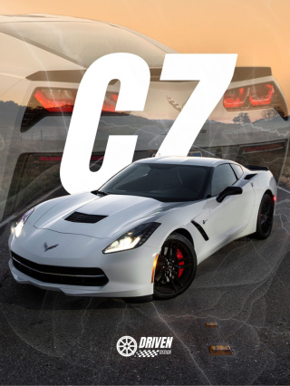 Chevrolet Corvette C7 Plakat w Ramce