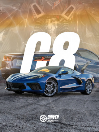 Chevrolet Corvette C8 Plakat w Ramce