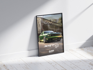 Dodge Challenger SRT Plakat w Ramce