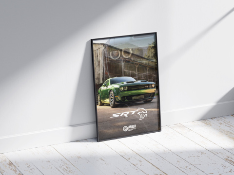 Dodge Challenger SRT Plakat w Ramce