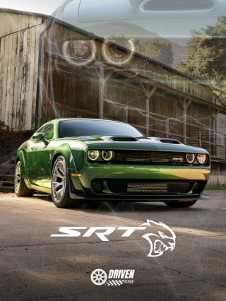 Dodge Challenger SRT Plakat w Ramce