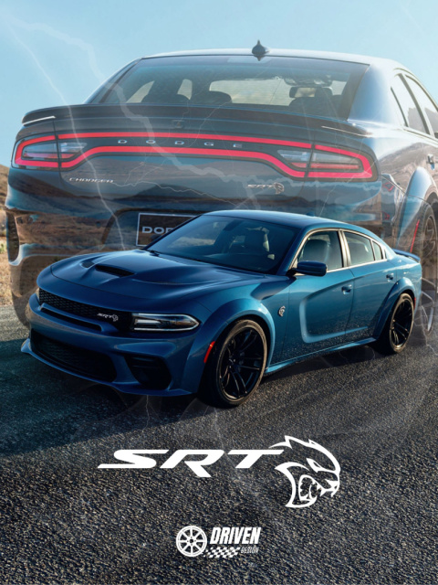 Dodge Charger SRT Plakat w Ramce