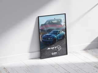 Dodge Charger SRT Plakat w Ramce