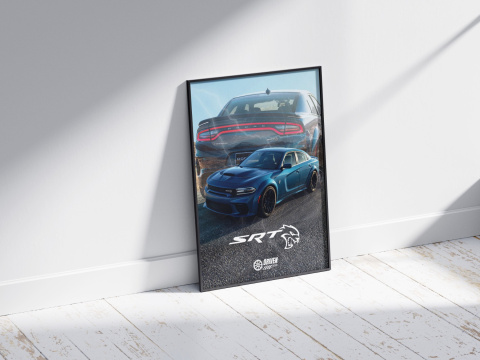 Dodge Charger SRT Plakat w Ramce