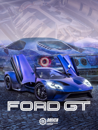 Ford GT Plakat w Ramce