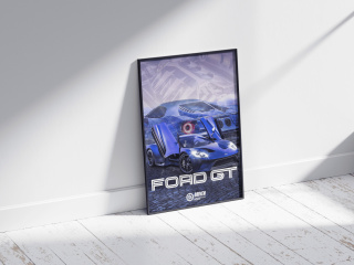 Ford GT Plakat w Ramce