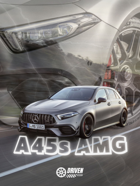 Mercedes A45 AMG Plakat w Ramce