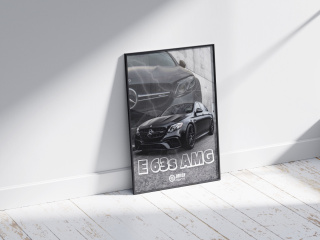 Mercedes E63s AMG Plakt w Ramce