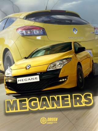 Renault Megane III RS Plakat w Ramce