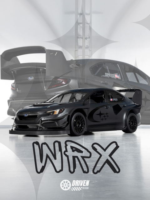 Subaru WRX STI Plakat w Ramce